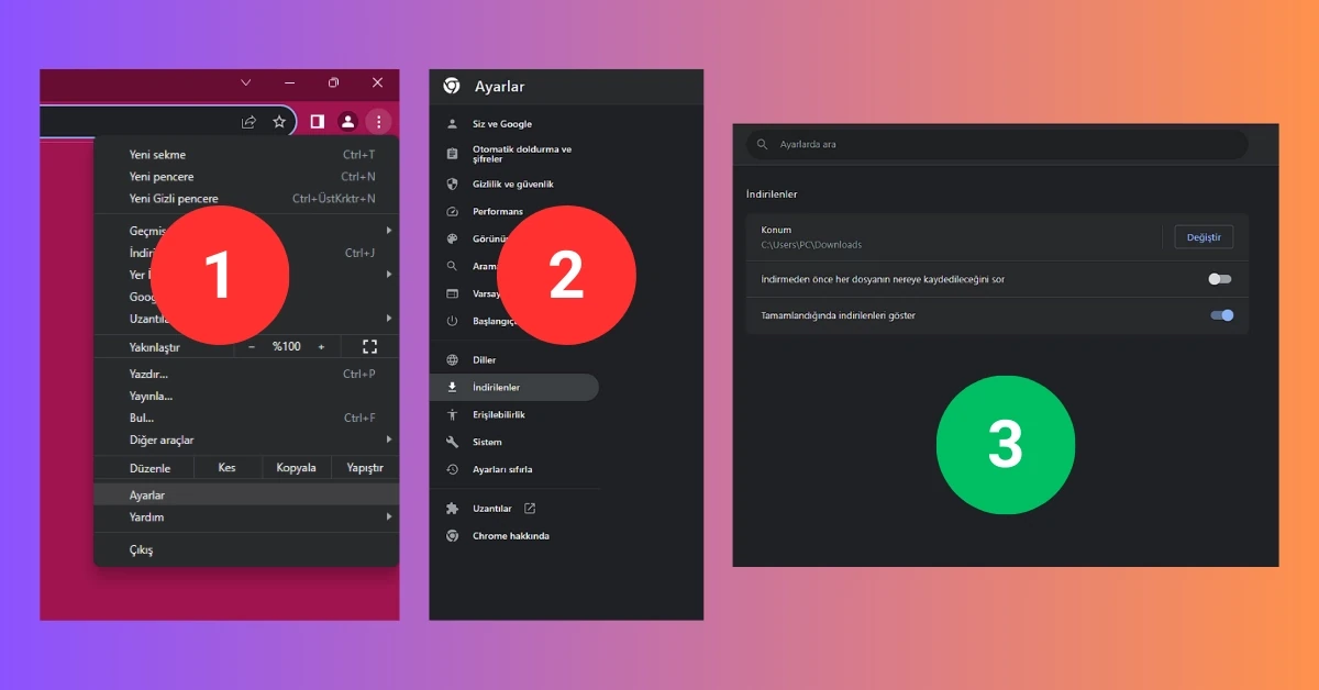 Chrome İndirme Çubuğu Çıkmıyor