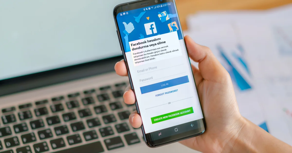 Facebook Hesap Dondurma Linki