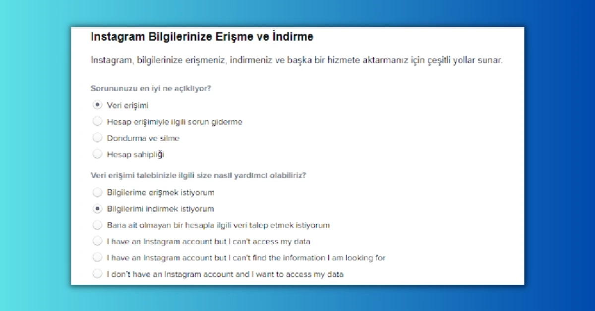 Instagram Açmadan Veri İndirme Nasıl Yapılır