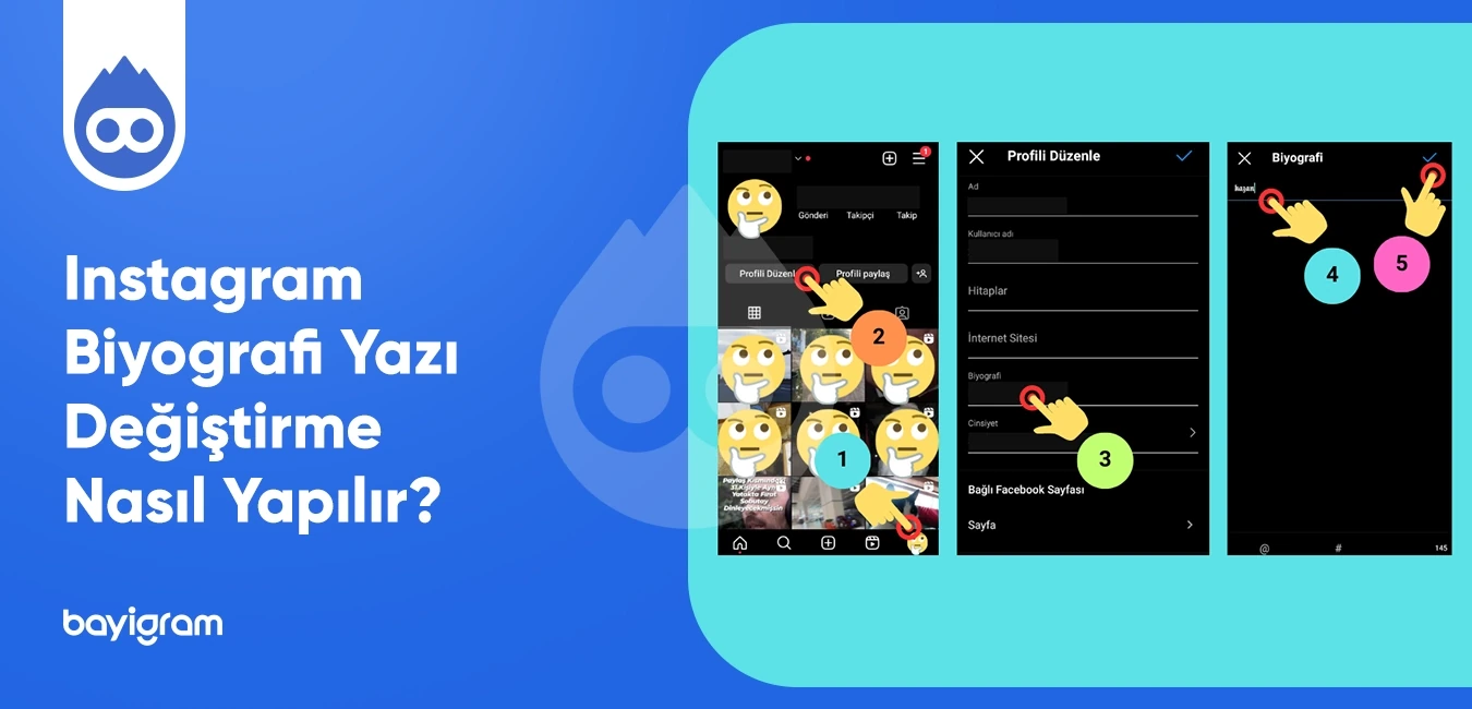 Instagram Biyografi Yazı Değiştirme Nasıl Yapılır