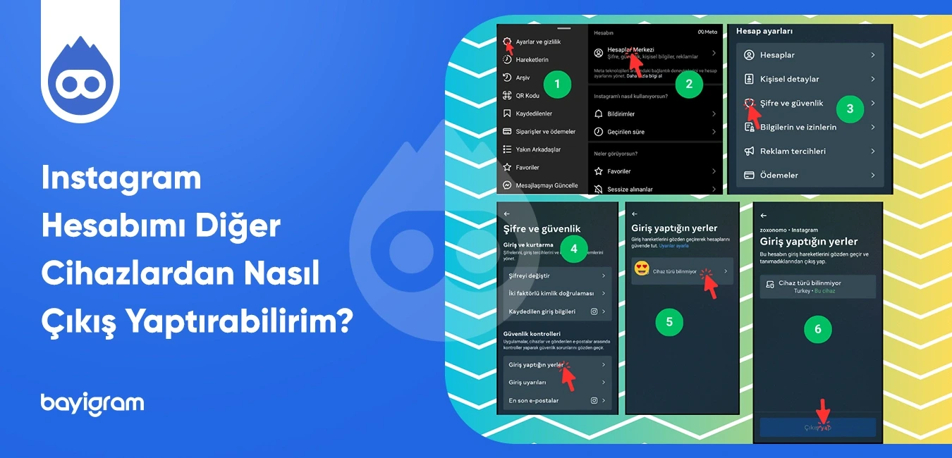 Instagram Hesabımı Diğer Cihazlardan Nasıl Çıkış Yaptırabilirim
