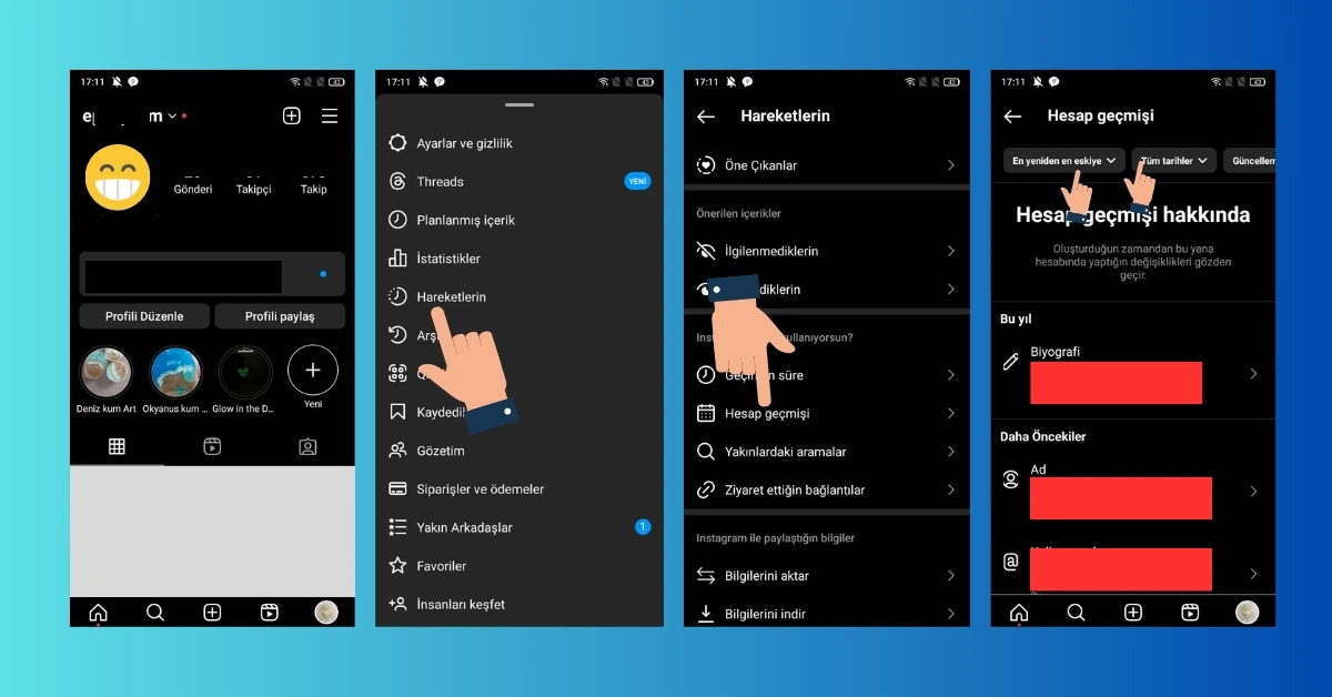 Instagram Verileri Görüntüleme Nasıl Yapılır