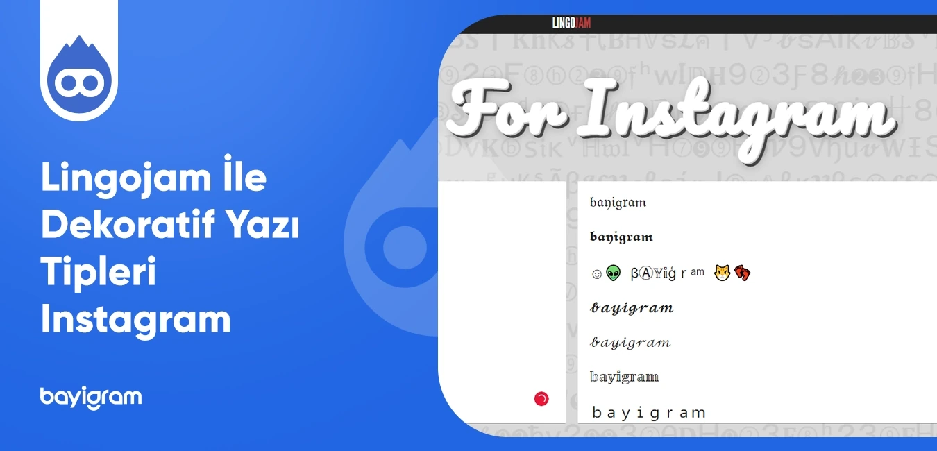 Lingojam İle Dekoratif Yazı Tipleri Instagram Nasıl Yapılır