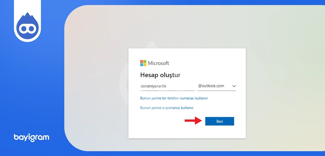 Skype hesap açma 31