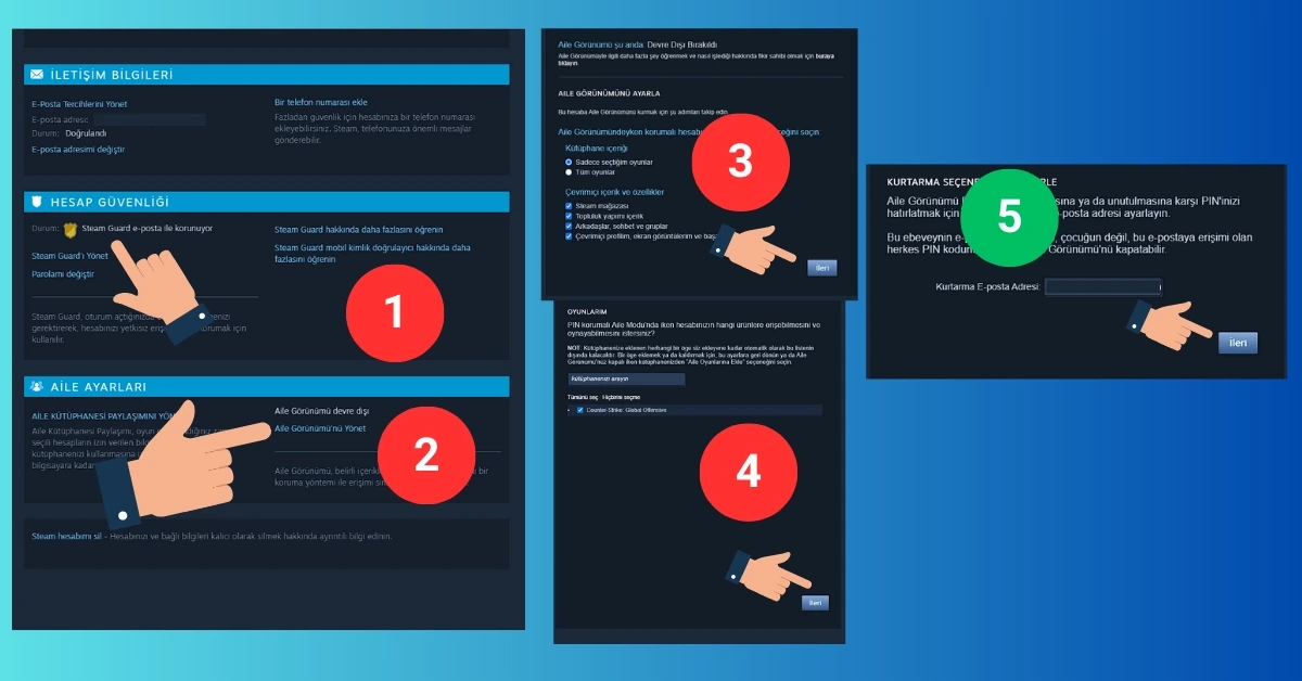 Steam Aile Kütüphanesi Paylaşımı