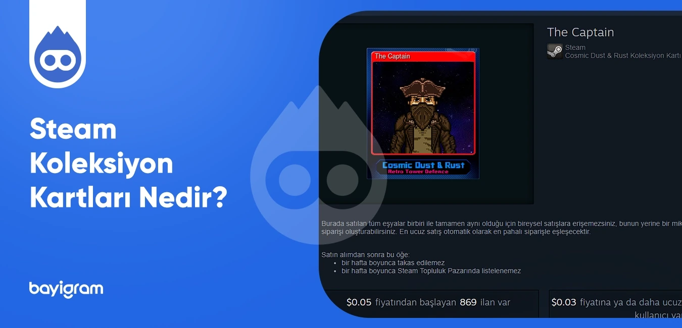 Steam Koleksiyon Kartları Nedir