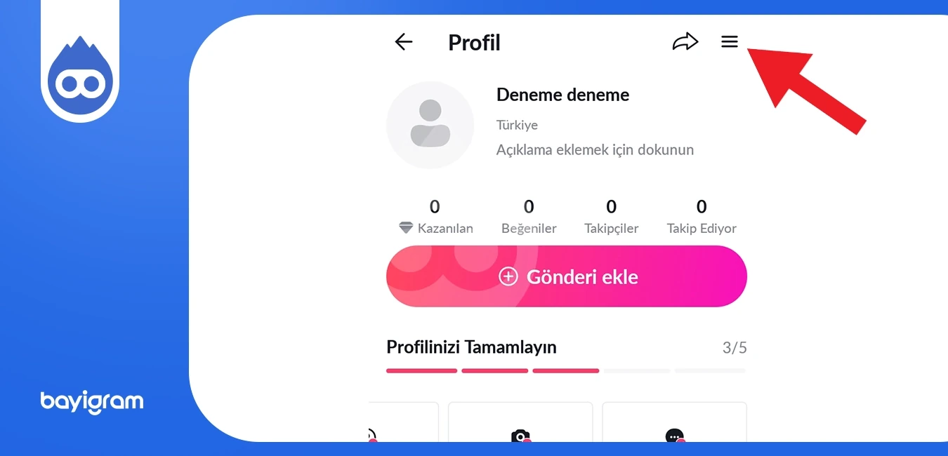Tango Hesabı Silme 2