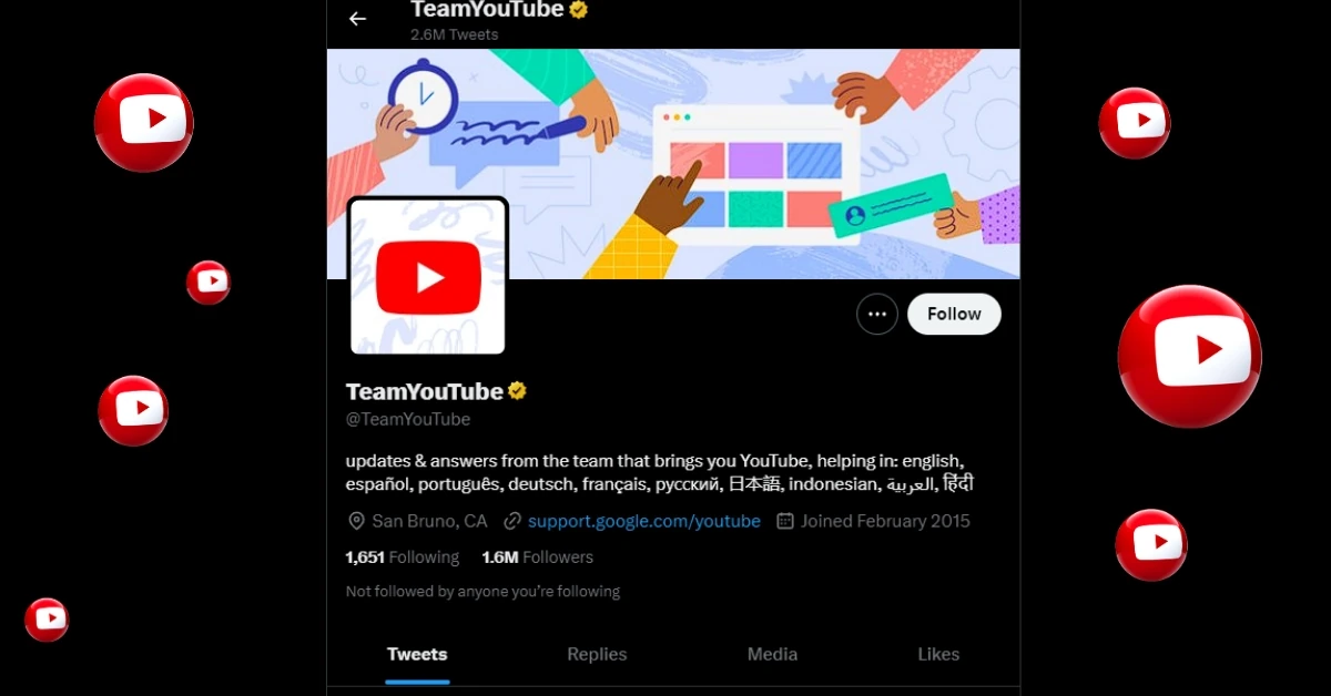 TeamYoutube Hesabına Tweet Atmak