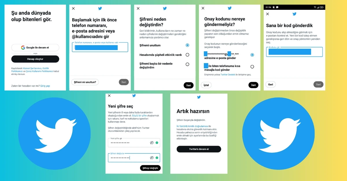 Twitter Şifremi Unuttum Giriş Kısmı Nasıl Yapılır
