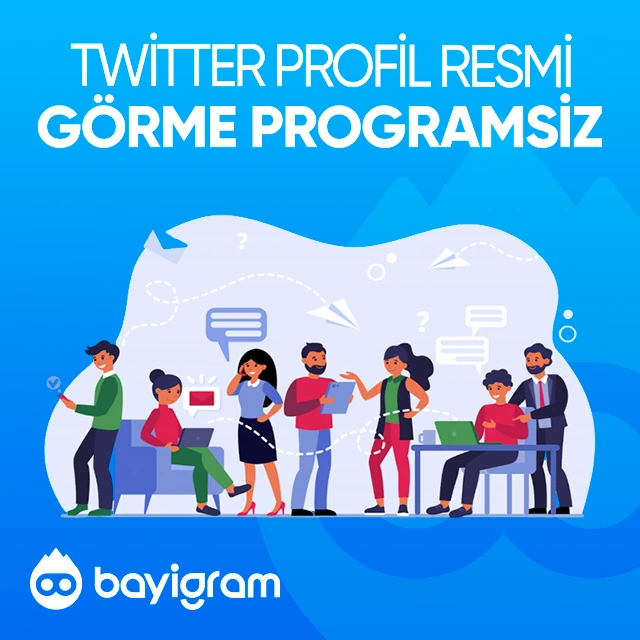 twitter profil resmi görme programsız