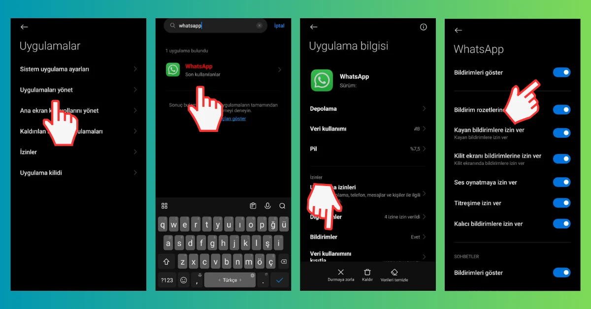 WhatsApp Bildirim Gelmiyor Ne Yapmalıyım