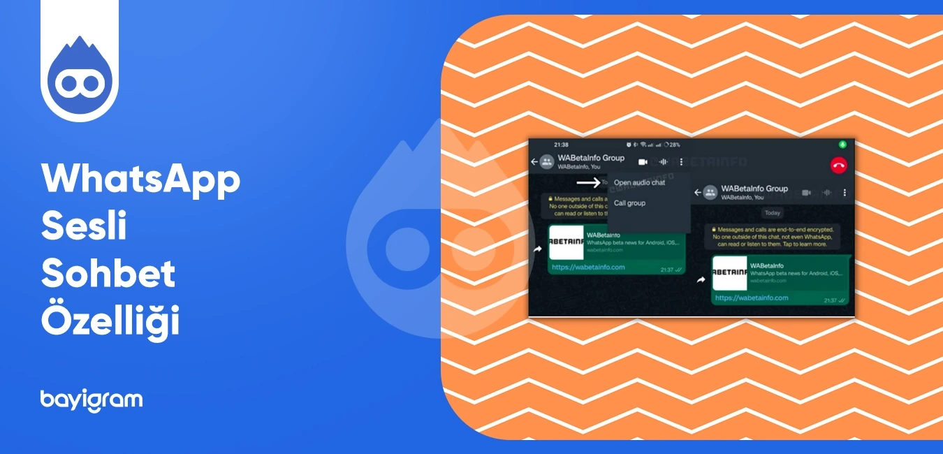 WhatsApp Sesli Sohbet Özelliği