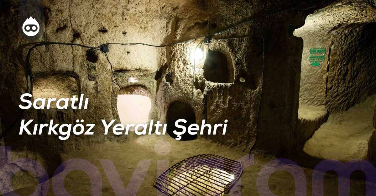 Aksaray Gezilecek Yerler Saratlı Kırkgöz Yeraltı Şehri