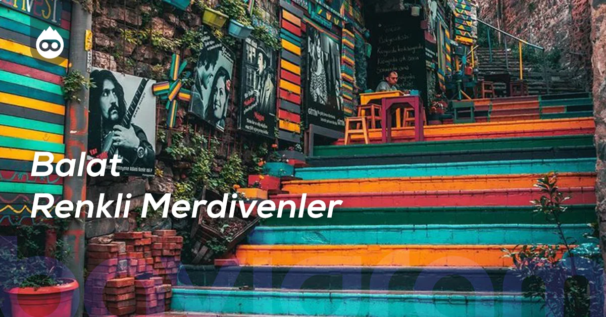 Balat Gezilecek Yerler Balat Renkli Merdivenler