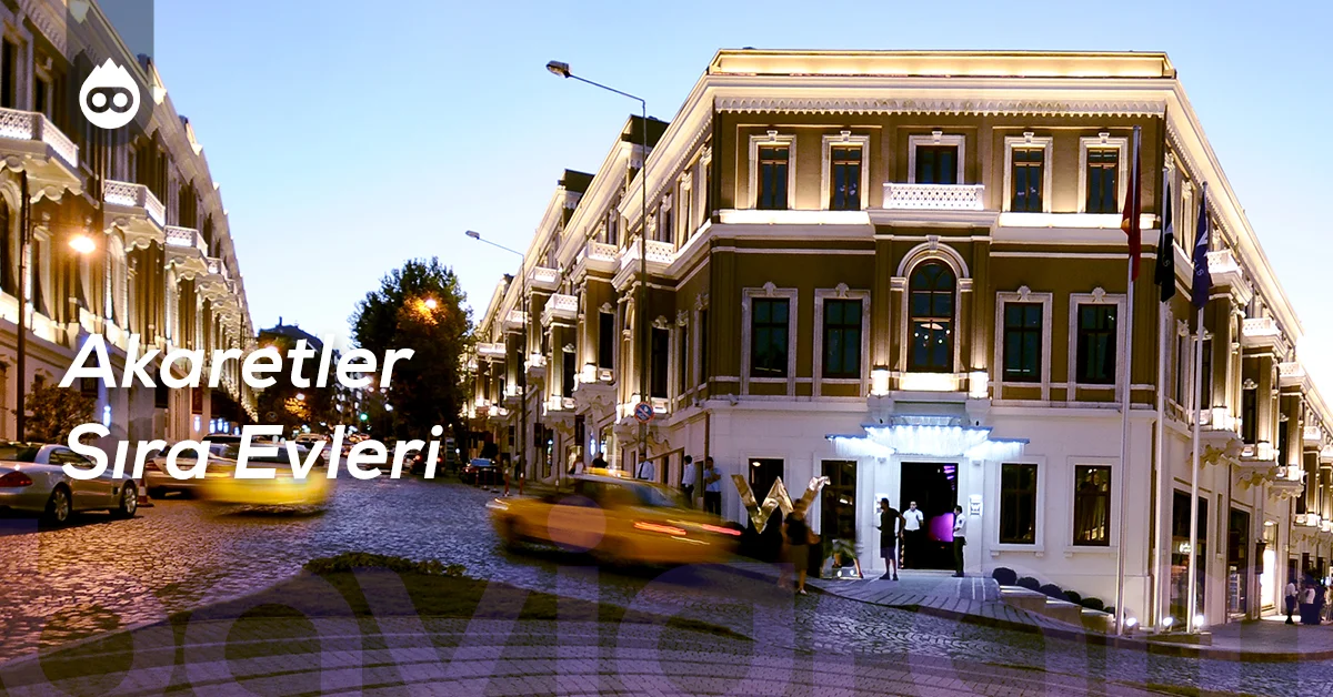 Beşiktaş Gezilecek Yerler Akaretler Sıra Evleri