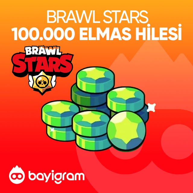 brawl stars 100.000 elmas hilesi