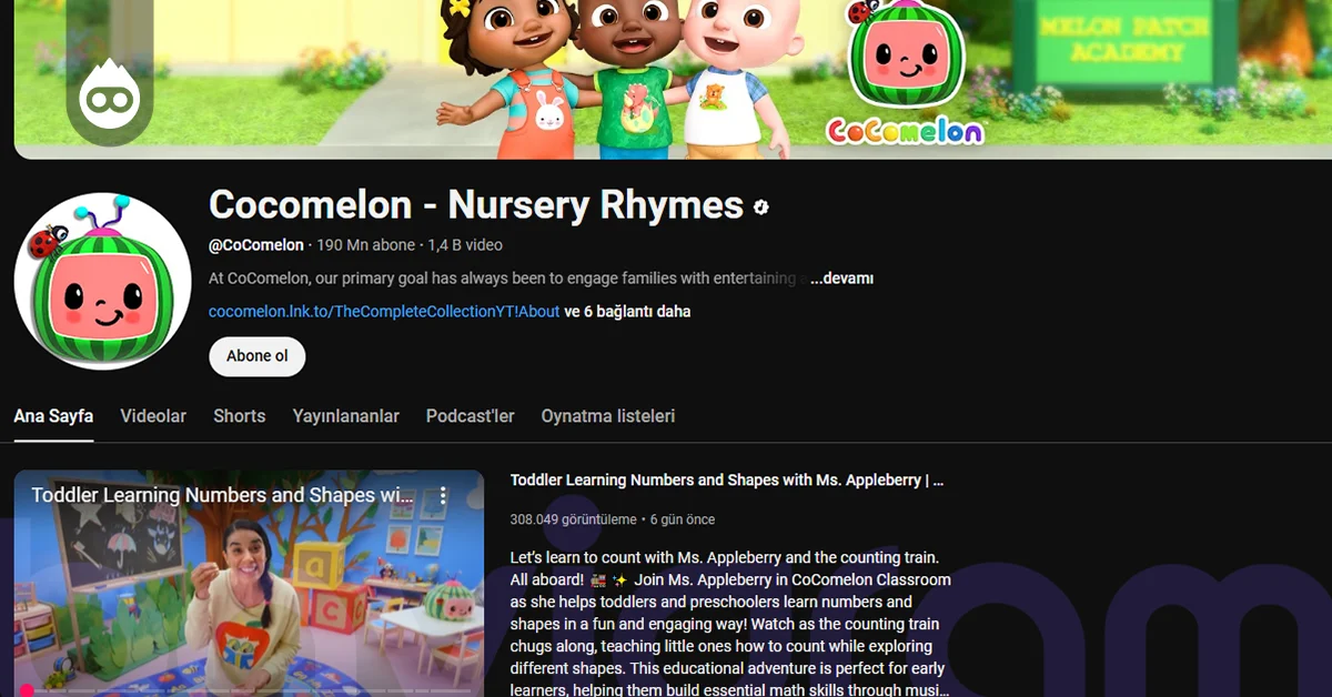 Dünyanın En İyi YouTuber'ı Cocomelon - Nursery Rhymes