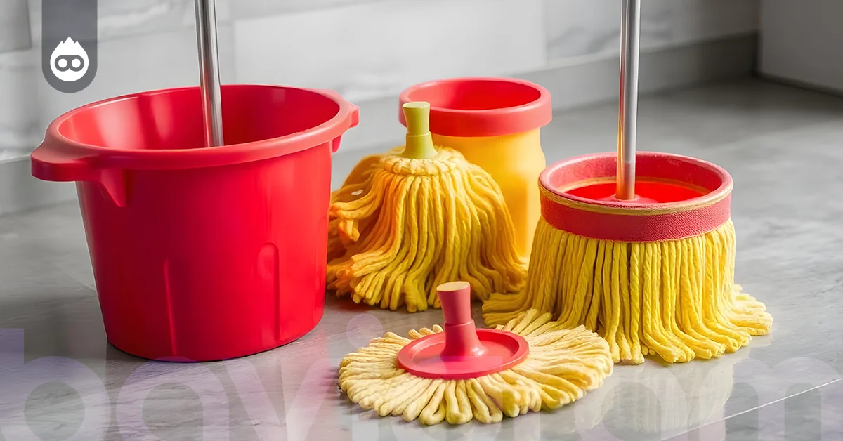 En İyi Mop Paspas Parex Wondero Temiz Su İle Kirli Su Ayıran Otomatik Mop Paspas Seti