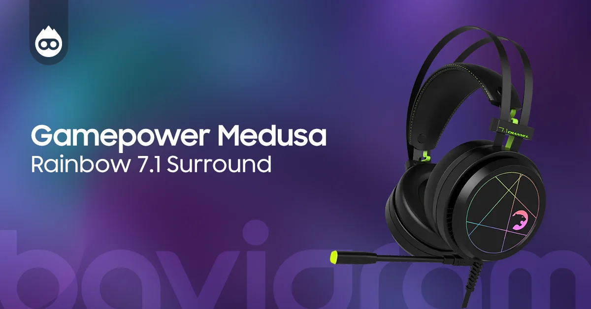 En İyi Oyuncu Kulaklığı Gamepower Medusa Rainbow 7.1 Surround Gaming Kulaklık