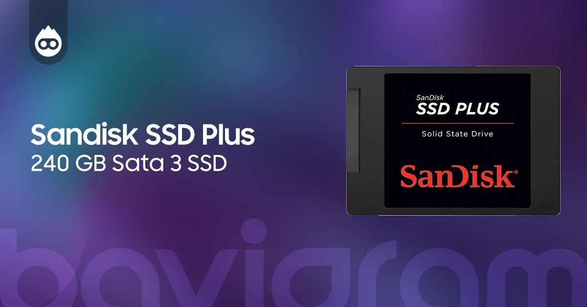 En İyi SSD Sandisk SSD Plus 240 GB Sata 3 SSD