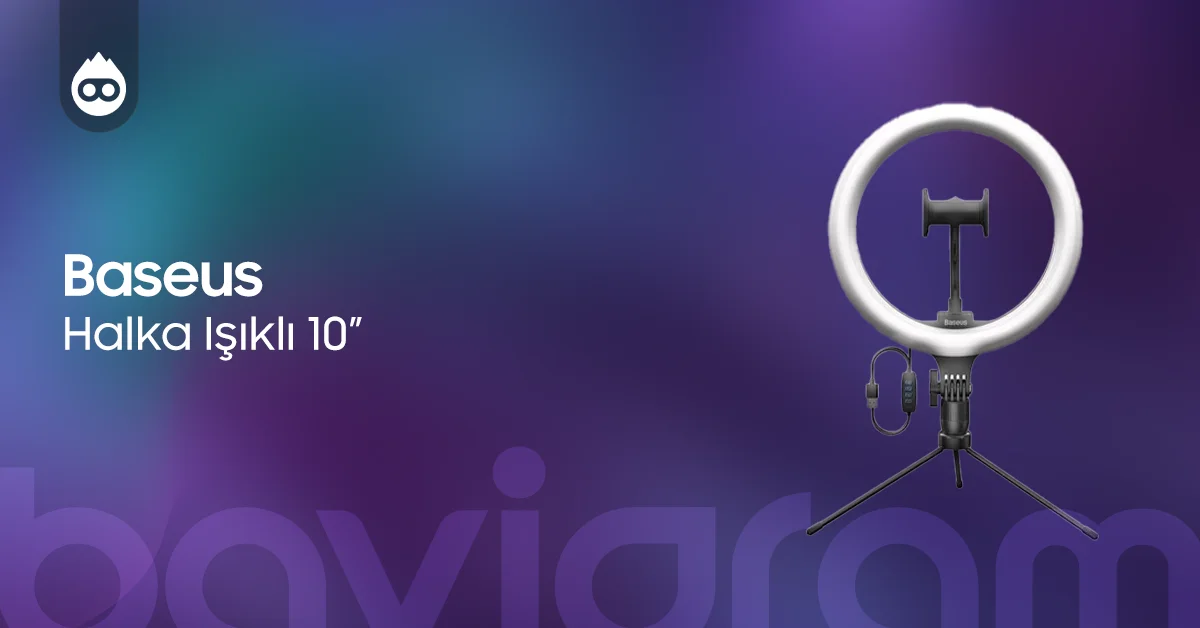 En İyi Tripod Baseus Halka Işıklı 10” Tripod