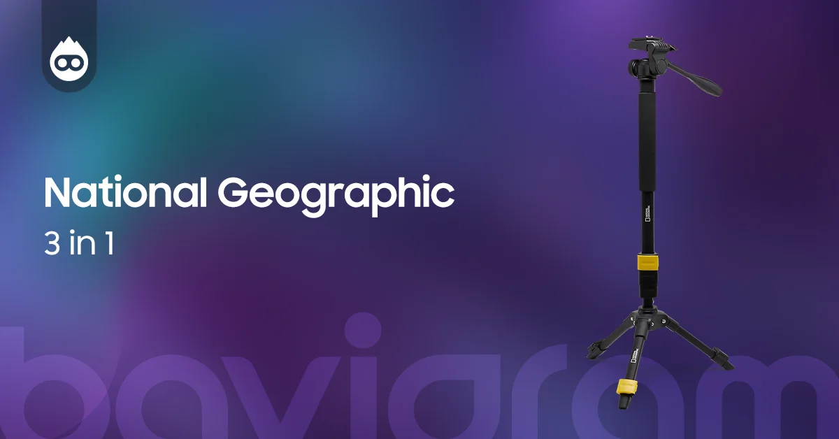 En İyi Tripod National Geographic 3 in 1 fotoğraf Monopodu ve Tripod