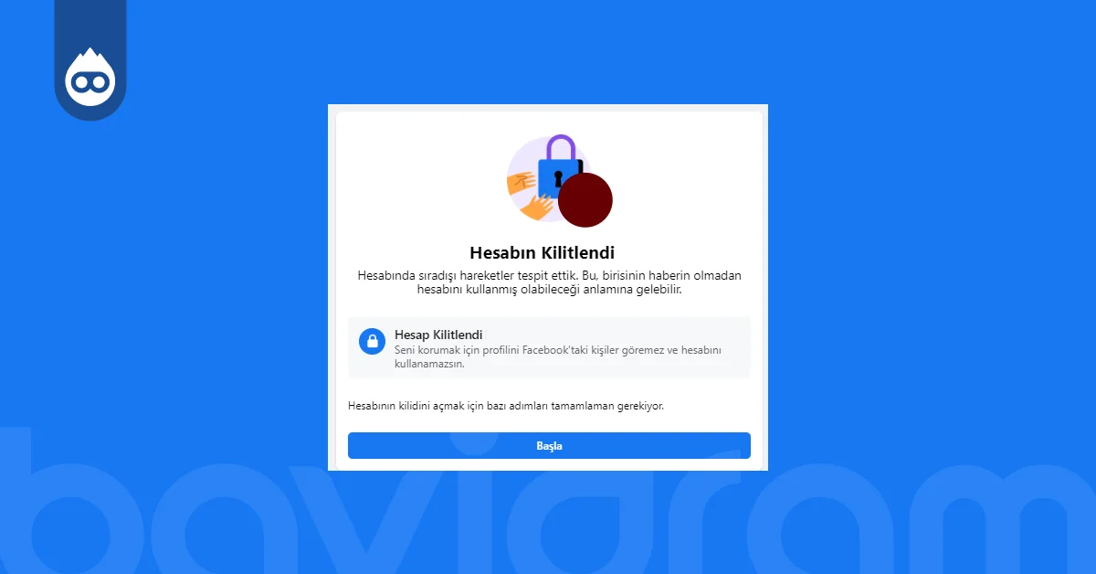 Facebook Hesabınız Geçici Olarak Kilitlendi Hatası Nedir