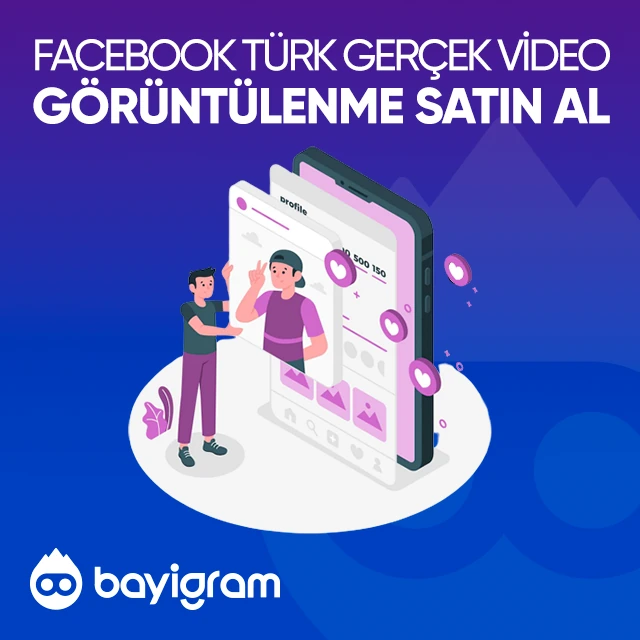 facebook türk gerçek video görüntülenme satın al