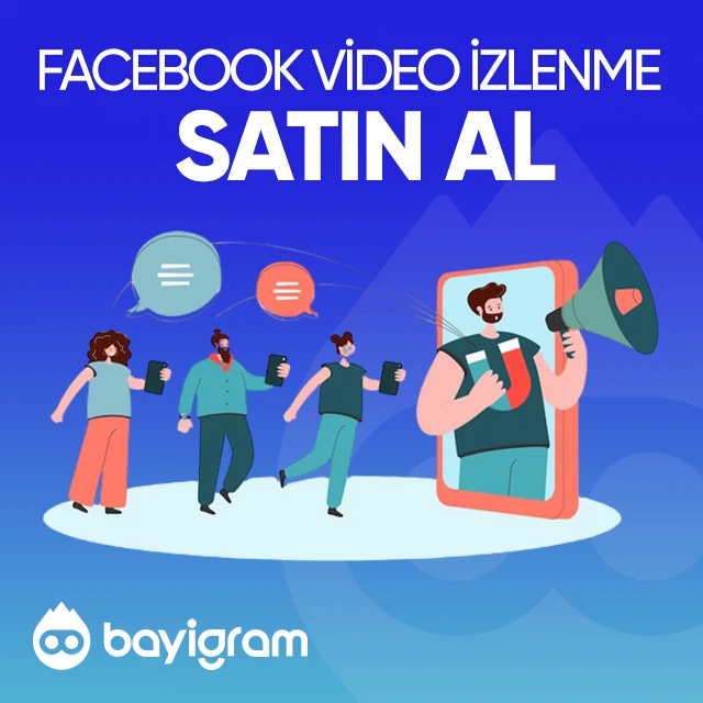 facebook video izlenme satın al