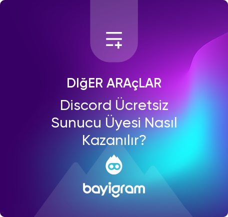 Discord Ücretsiz Sunucu Üyesi Discord Ücretsiz Sunucu Üyesi