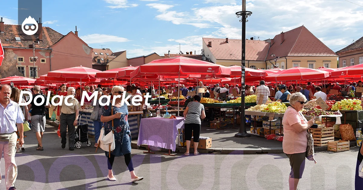 Hırvatistan Gezilecek Yerler Dolac Market