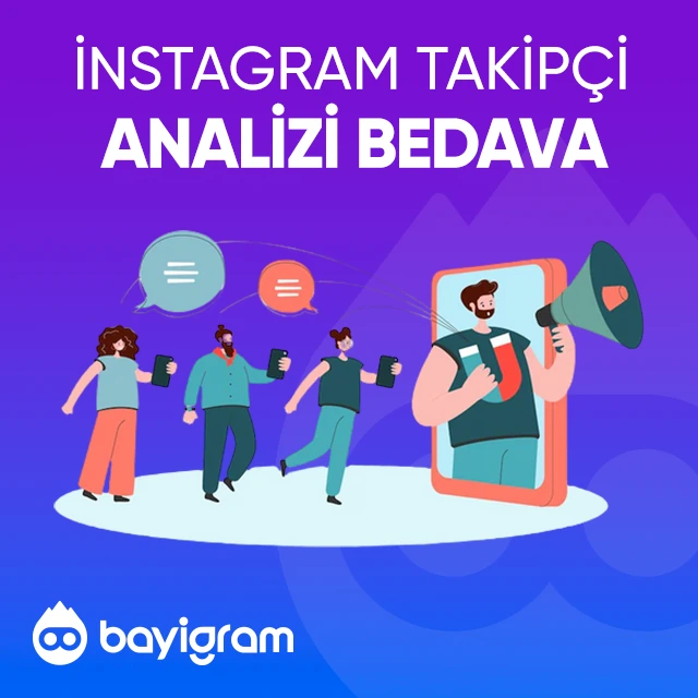 instagram takipçi analizi bedava