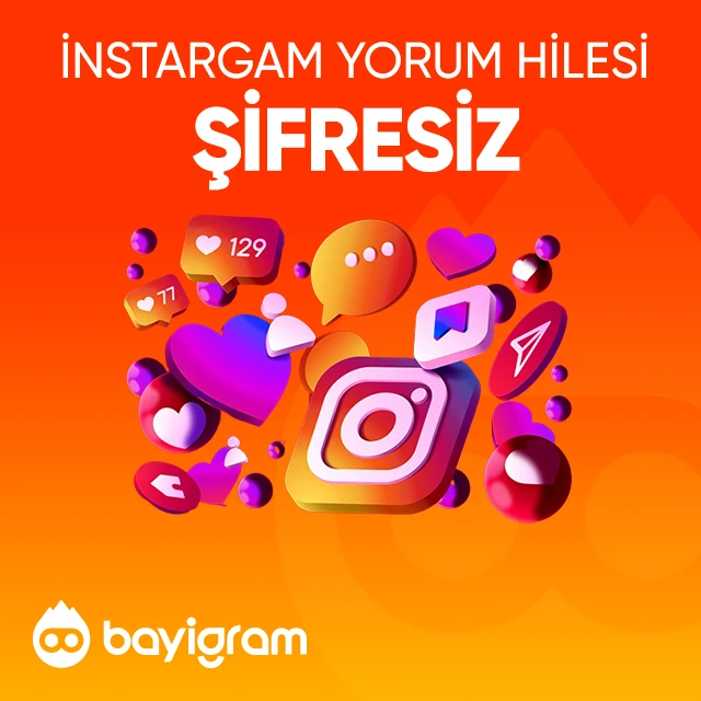 instagram yorum hilesi şifresiz