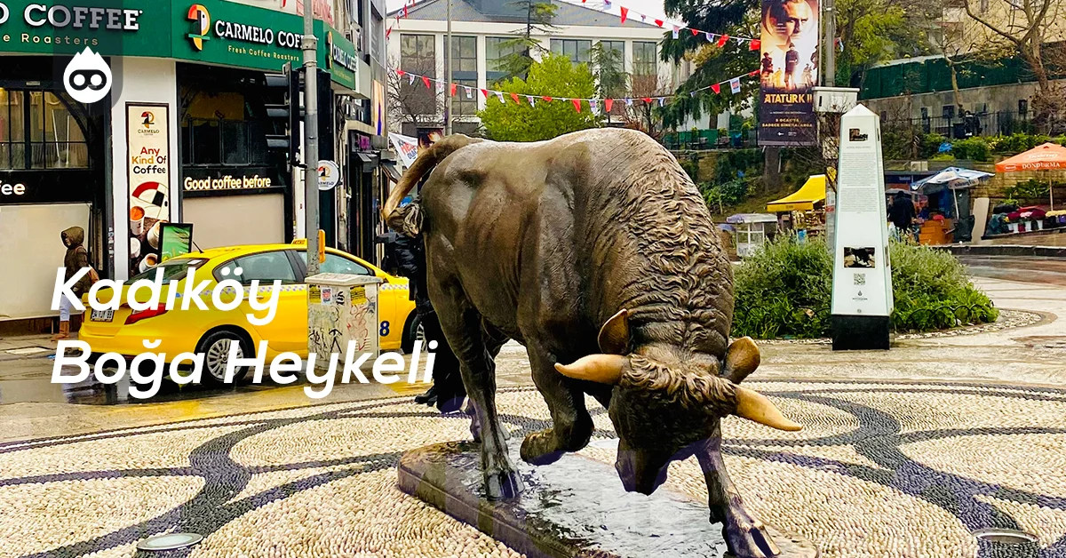 İstanbul Gezilecek Yerler Kadıköy Boğa Heykeli