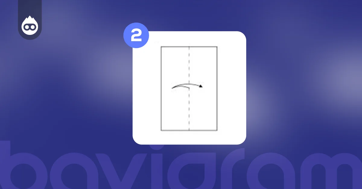 Kağıttan Uçak Yapımı Katladığınız Kağıdın Kenarlarına Baskı Uygulayın ve Geri Açın