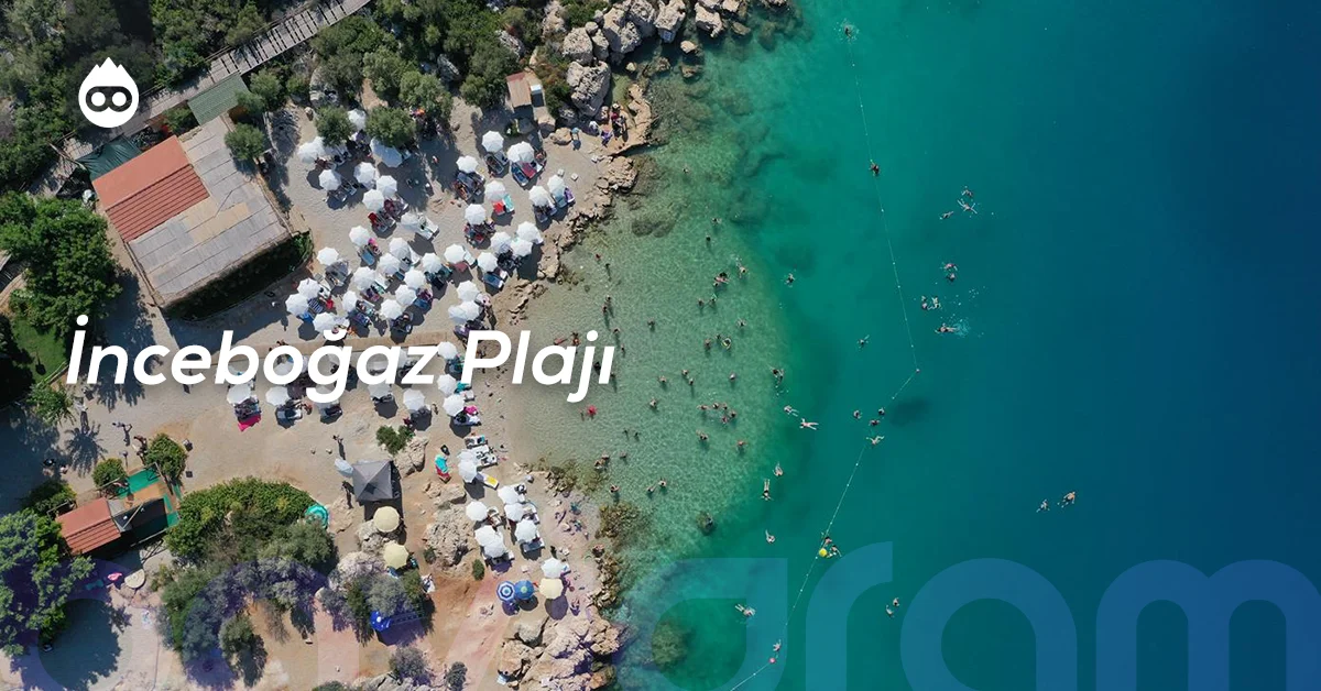 Kaş Gezilecek Yerler İnceboğaz Plajı