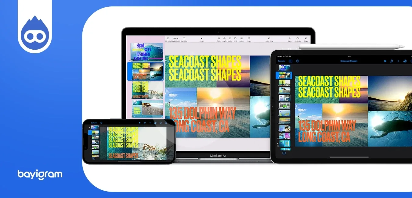 Keynote - Apple İçin Türkçe Slayt Programı