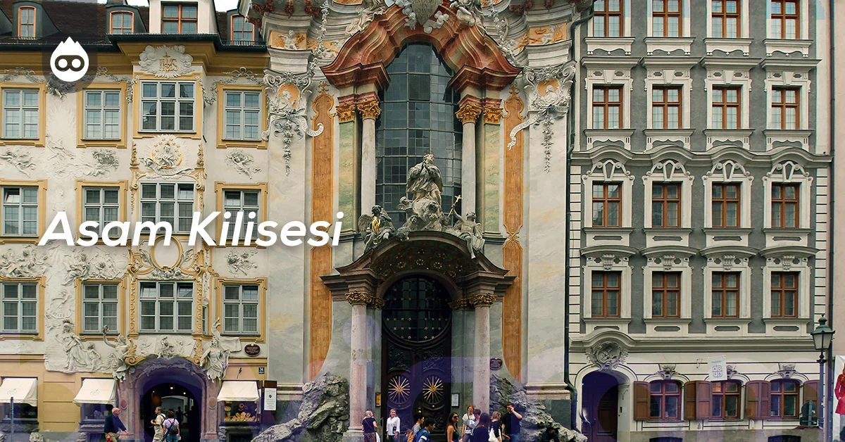 Münih Gezilecek Yerler Asam Kilisesi