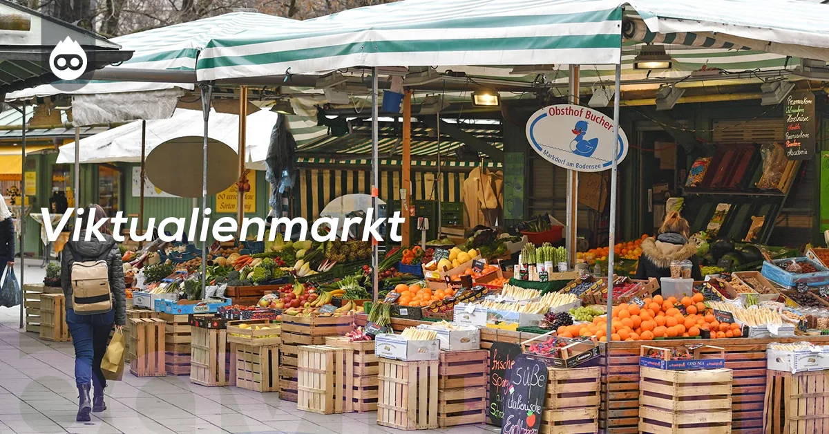 Münih Gezilecek Yerler Viktualienmarkt