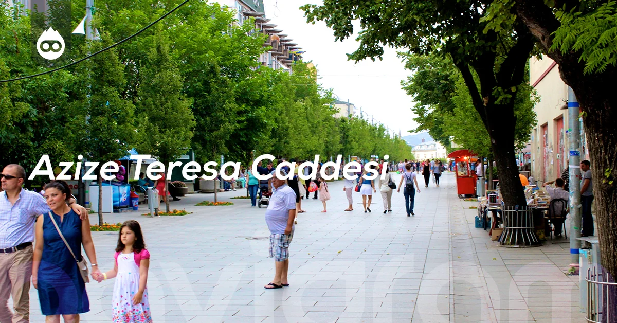 Priştine Gezilecek Yerler Azize Teresa Caddesi