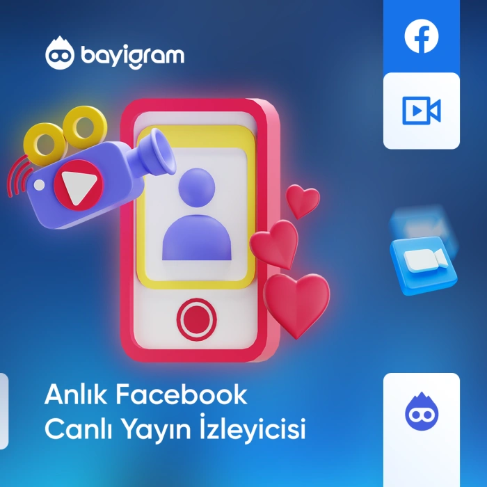 Anlık Facebook Canlı Yayın İzleyicisi Anlık Facebook Canlı Yayın İzleyicisi
