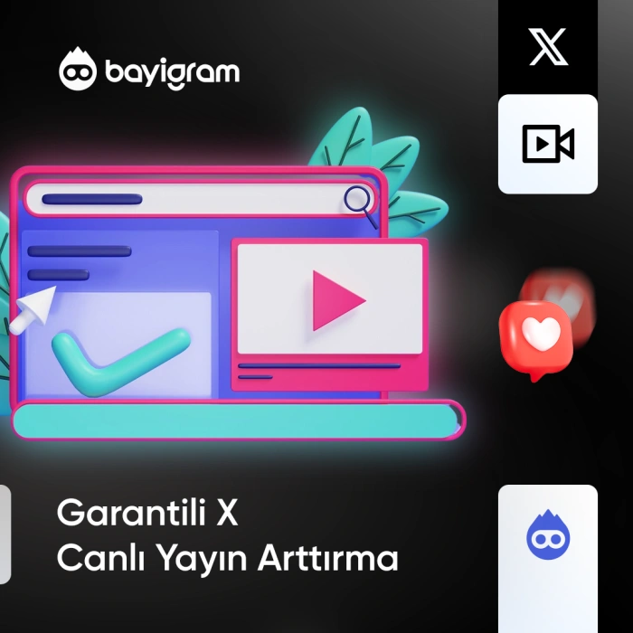 Garantili X Canlı Yayın Arttırma Garantili X Canlı Yayın Arttırma