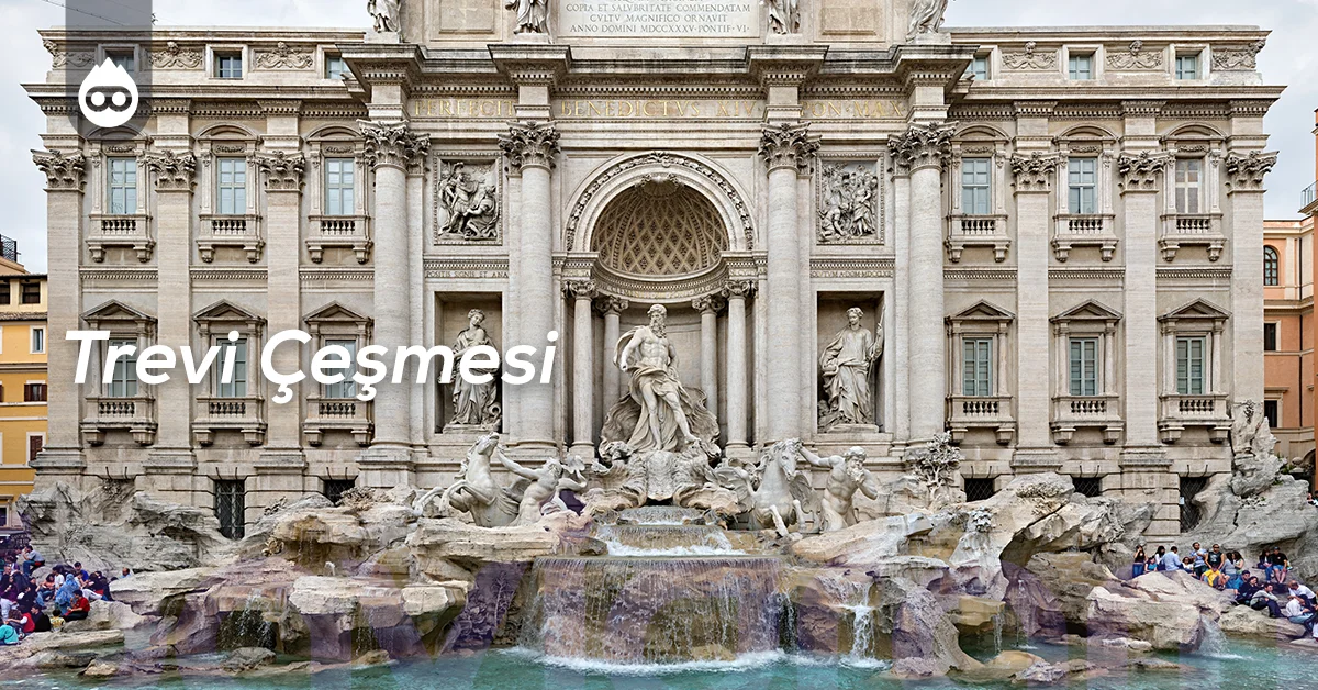 Roma Gezilecek Yerler Trevi Çeşmesi
