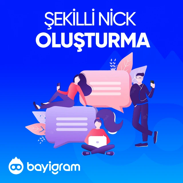 şekilli nick oluşturma