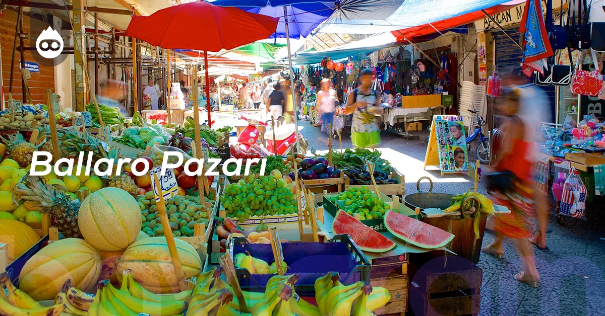 Sicilya Gezilecek Yerler Ballaro Pazarı