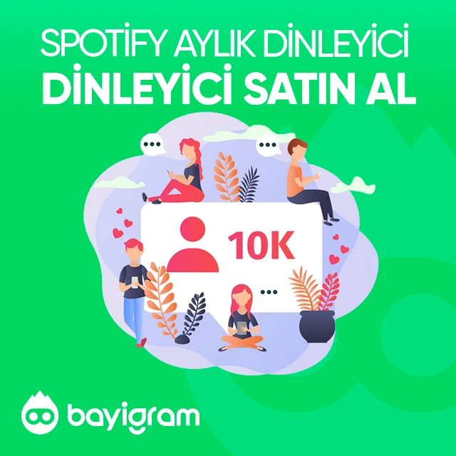 spotify düşmeyen aylık dinleyici satın al