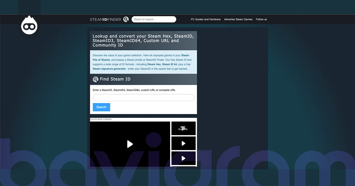 Steam ID Bulma Siteleri