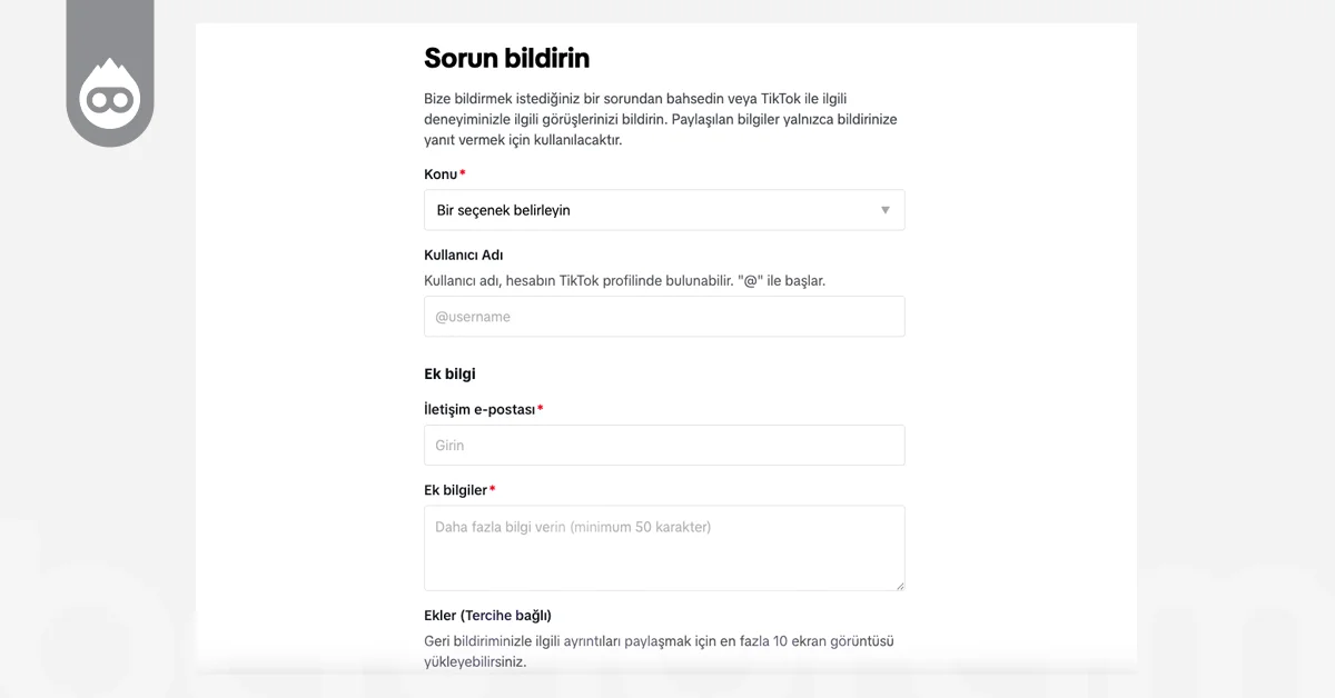 TikTok Destek Ekibine Nasıl Ulaşılır