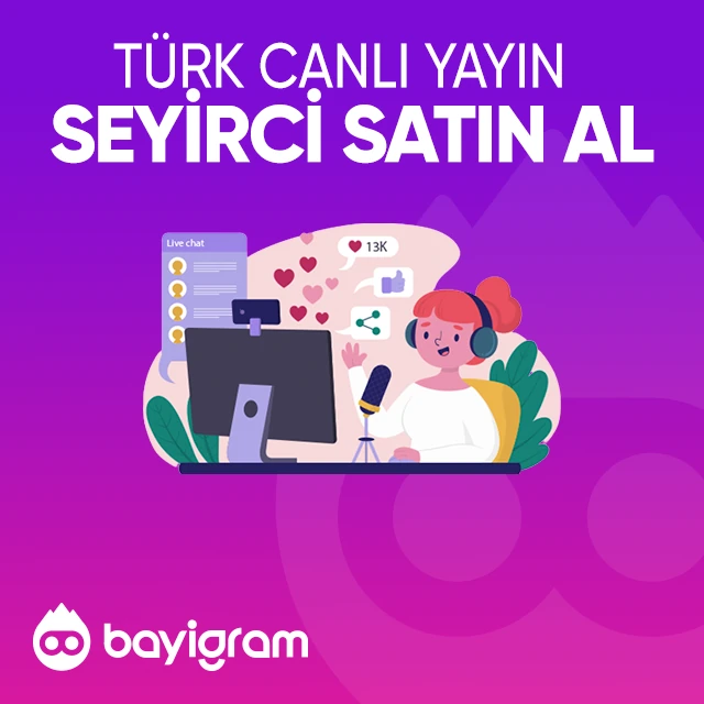türk canlı yayın seyirci satın al
