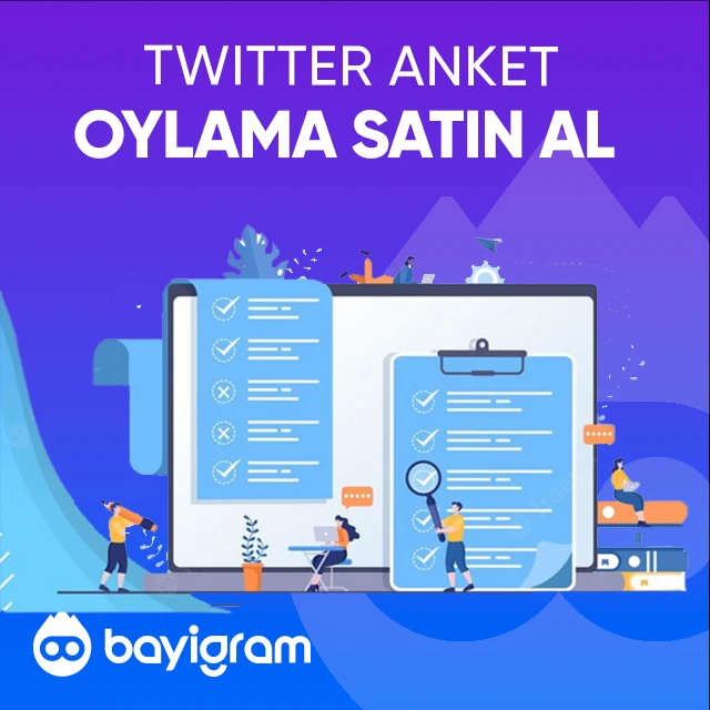 twitter anket oylama satın al